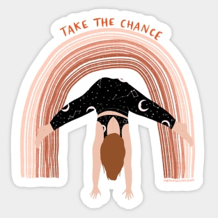 Take the chance Sticker